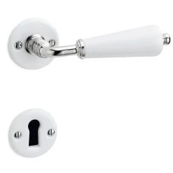 Mérigous Rosetten Porzellan Weiß Best