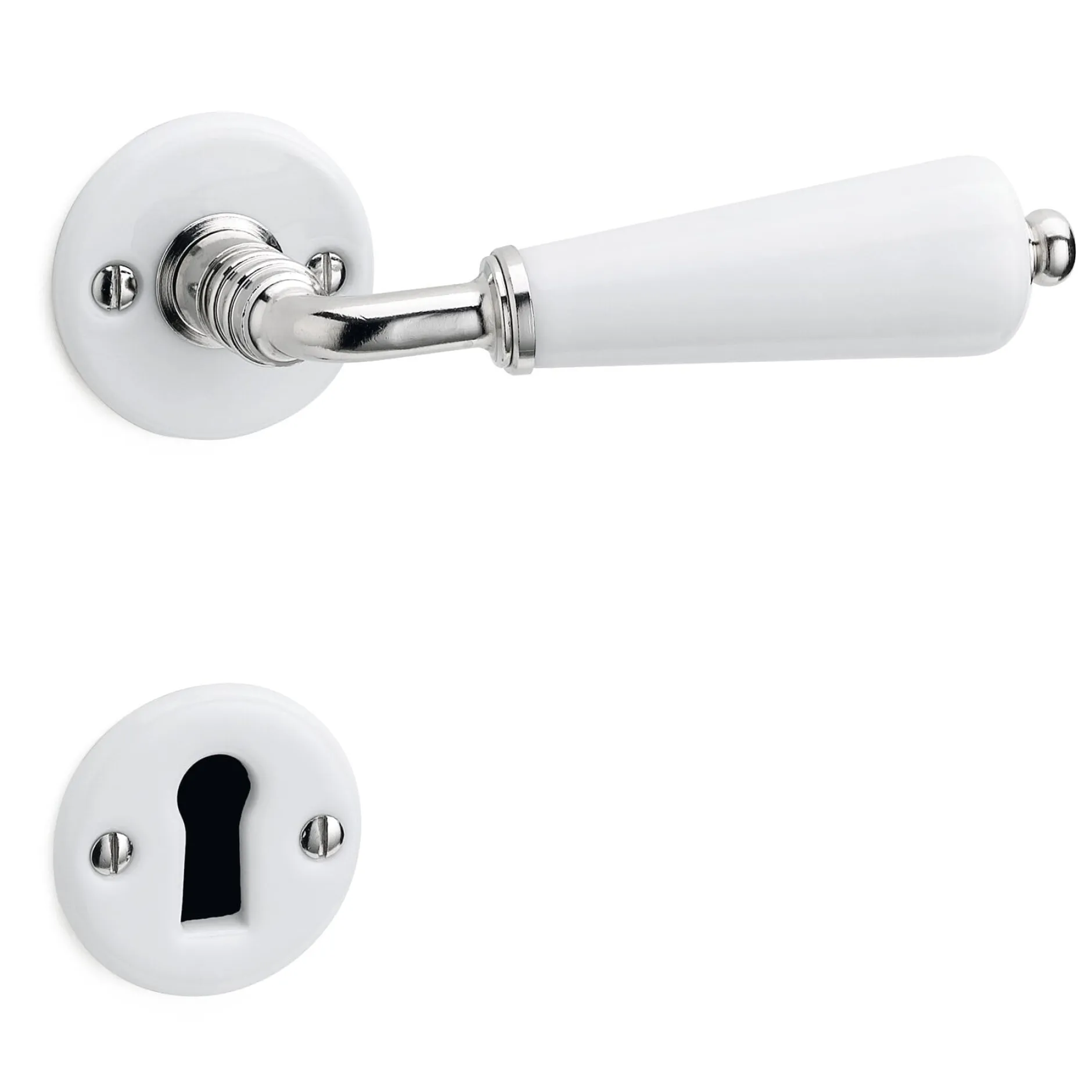 Mérigous Rosetten Porzellan Weiß Best