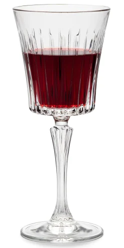 RCR Cristalleria Italiana Rotweinglas gerippt Sale