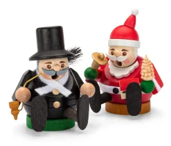 Erzgebirgische Volkskunst Richard Glässer Räuchermännchen Hot