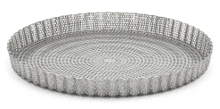 de Buyer Runde Tarteform Edelstahl perforiert
