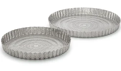 de Buyer Runde Tarteform Edelstahl perforiert