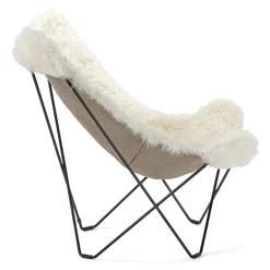 Cuero Design (S) Fledermaussessel Mariposa Islandschaf New