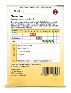 Manufactum Saatgut Gemüse anbauen auf dem Balkon