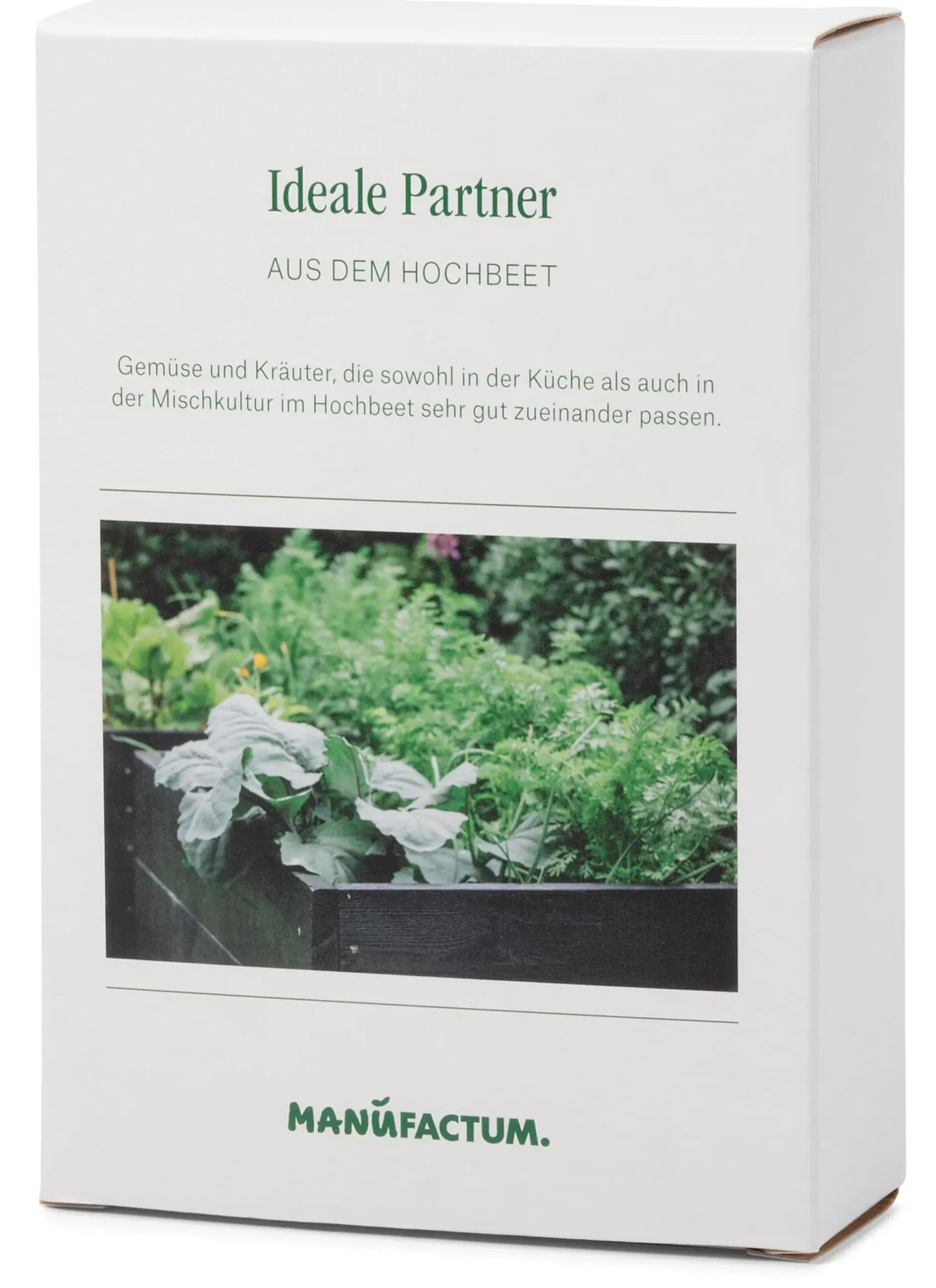 Manufactum Saatgut Gemüse anbauen im Hochbeet – ideale Partner Online