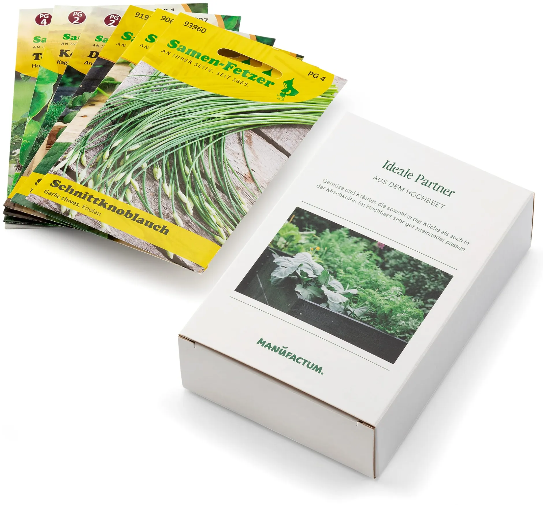 Manufactum Saatgut Gemüse anbauen im Hochbeet – ideale Partner Online