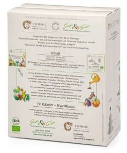 Saat & Gut Saatgut-Adventskalender Bio-Gemüsesamen Discount