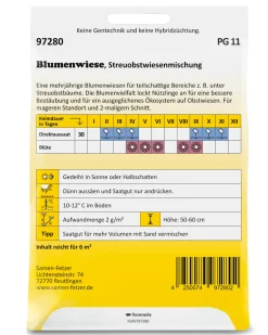 Samen-Fetzer Saatgutmischung für Blumenwiesen im Halbschatten Online