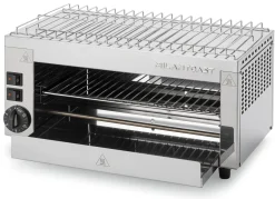 Milantoast Salamander Edelstahl mit Aufwärmgitter New