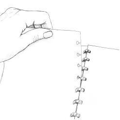 Manufactum Satz Atoma Texondeckel A4 breit Braun