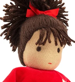 Kösener Spielzeug Manufaktur Schlenkerpuppe Lotte Rot Online