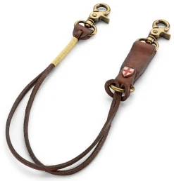 Blue de Gênes Schlüsselanhänger Rindleder Braun Best