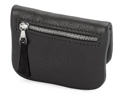 Ackermann Taschenmanufaktur Schlüsselbörse Leder Schwarz Hot