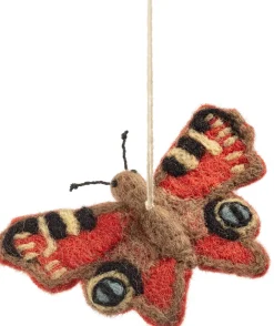 Én Gry & Sif Schmetterling Filz - Pfauenauge