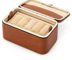 F. Hammann Schmucketui Rindleder, cognac