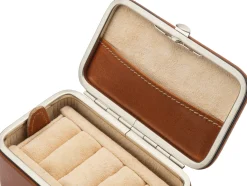 F. Hammann Schmucketui Rindleder, cognac
