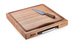 John Boos Schneidebrett mit Saftrille und Auffangschale Best