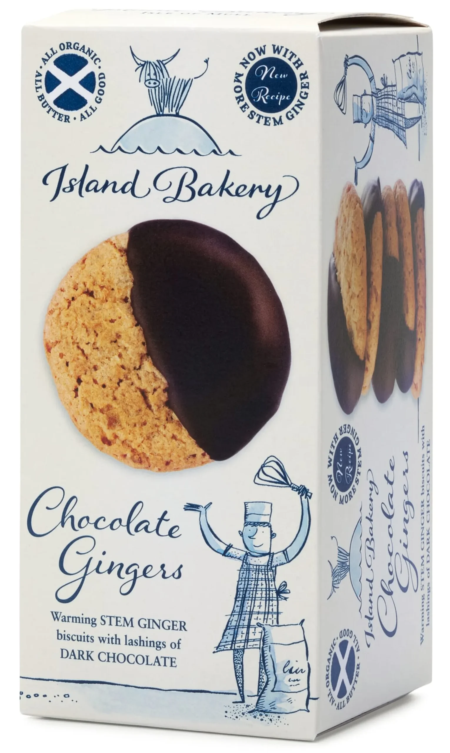 Island Bakery Schottische Bio-Schokoladen-Ingwer-Kekse Online