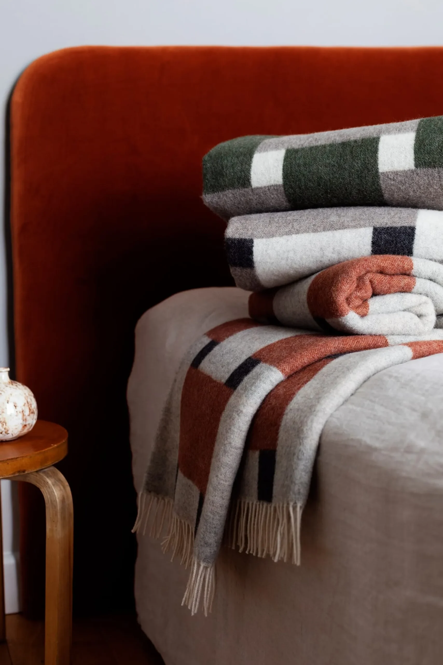 Lapuan Kankurit Schurwolldecke Punos Outlet