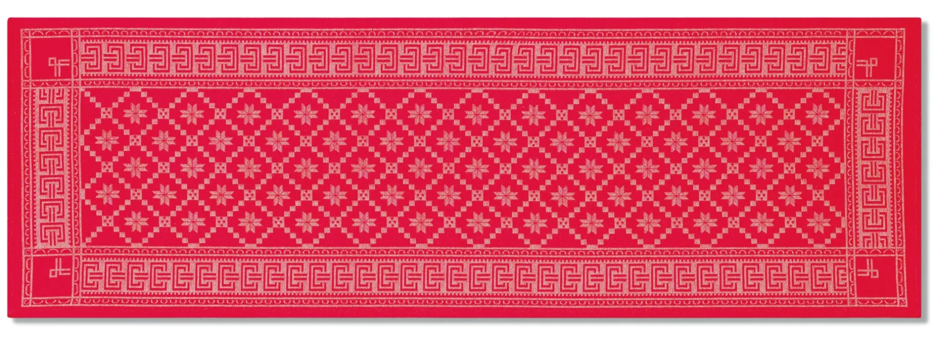 Ekelund Linneväveriet i. Horred Schwedischer Tischläufer rot 50 x 150cm Outlet