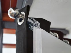 Gebrüder Mehler Schwerer Vorhang Streichgarnloden Anthrazit