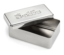 Die Hebammen-Seifendose Seifendose Neusilber Clearance