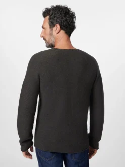Seldom Herren-Pullover Raglanärmel Grün