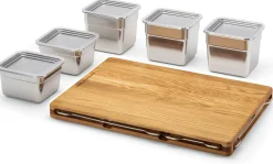 Frankfurter Brett Set Mono mit Edelstahlbehälter-Set Online