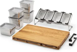 Frankfurter Brett Set Mono mit Edelstahlbehälter-Set Online