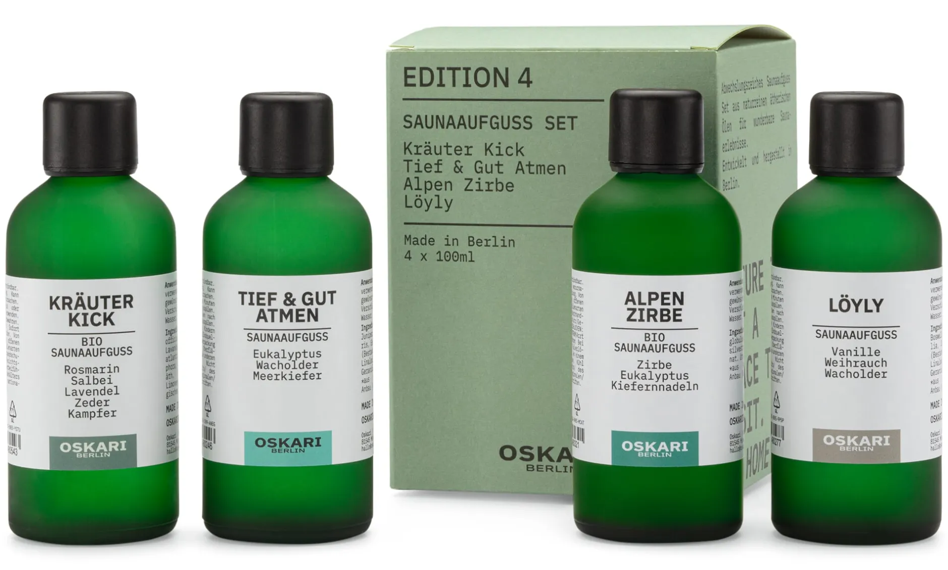 Oskari Set Saunaaufguss Edition 4