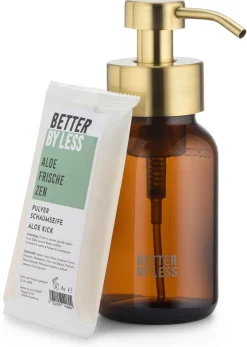 Better by Less Set Schaumspender und Handseifenpulver Aloe vera Discount