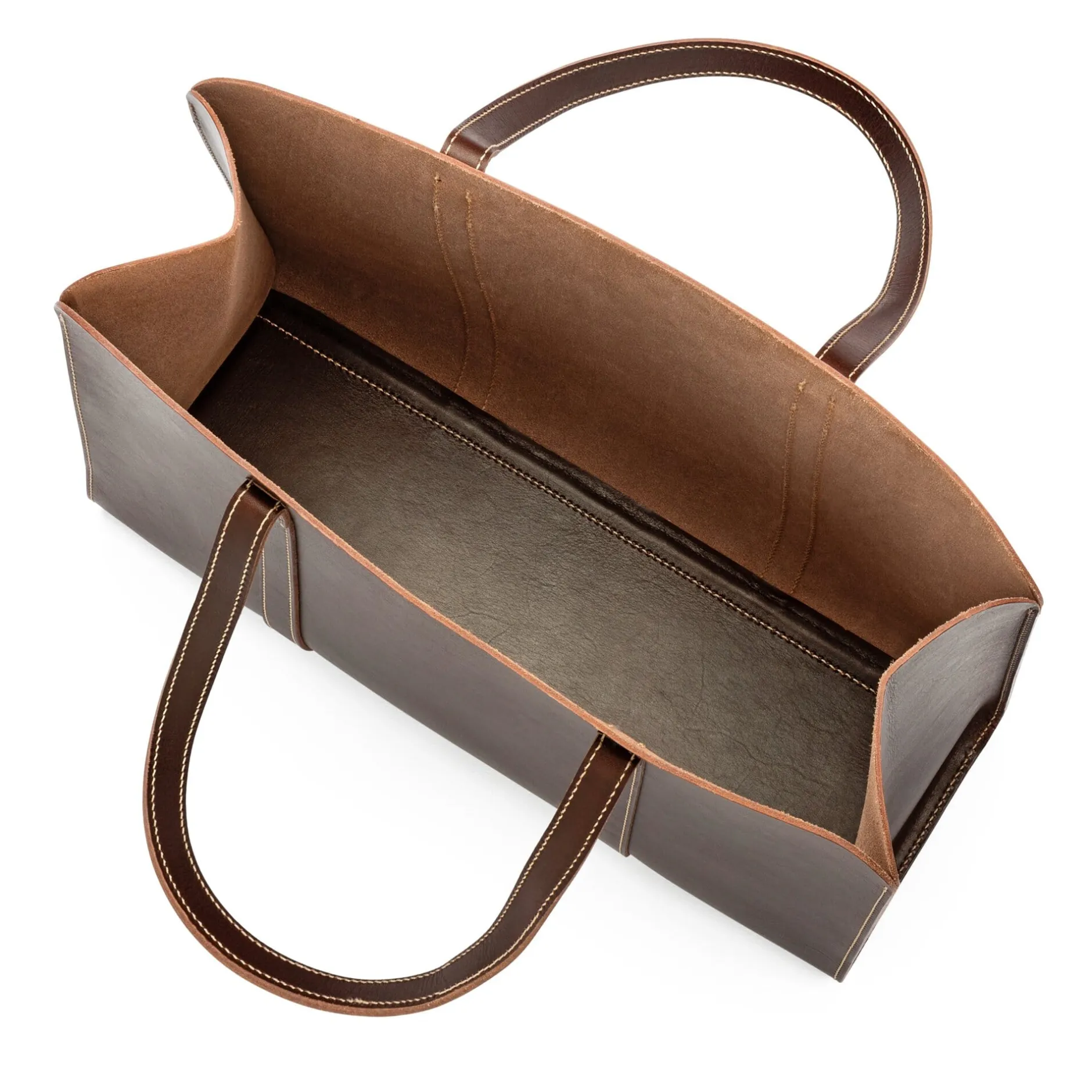 PB 0110 Shopper Rindleder Braun New