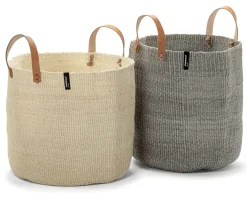 Mifuko Sisal-Korb Grau New