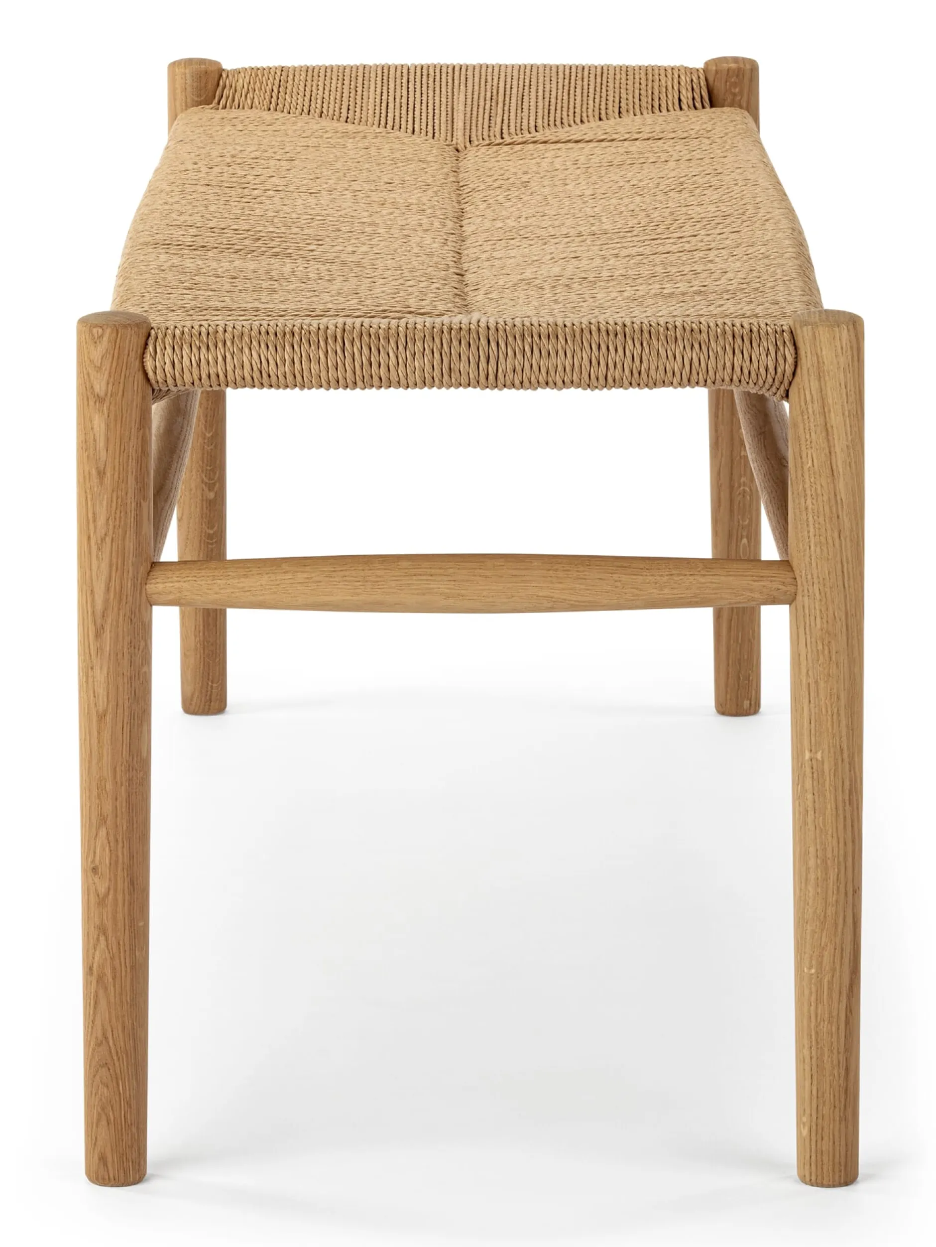 FDB Møbler Sitzbank Eiche und Papierkordel