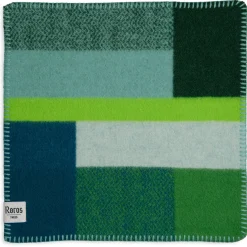 Røros Tweed Sitzdecke Bauhausstil Grün Sale