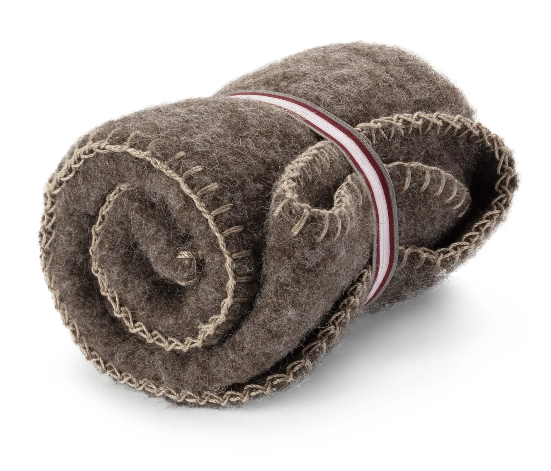 Steiner Sitzdecke Wolle Braunmelange Clearance