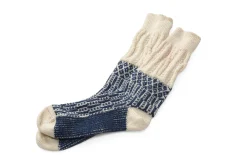 Hirsch Natur Socke Jacquard lang Discount