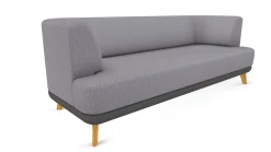 Sinn Living Sofa Linnea Schurwolle und Leder Clearance