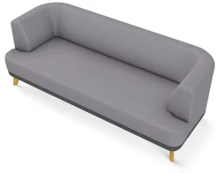 Sinn Living Sofa Linnea Schurwolle und Leder Clearance
