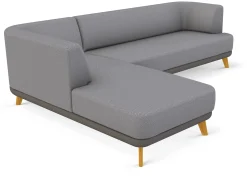 Sinn Living Sofa-Kombination Linnea Schurwolle und Leder Outlet