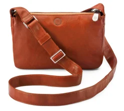 Sonnenleder kleine Umhängetasche Natur Discount