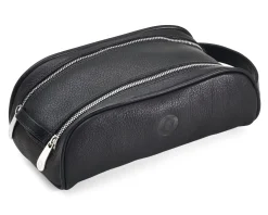 Sonnenleder Kulturtasche klein Schwarz Best