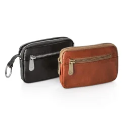 Sonnenleder Schlüsseletui Schwarz