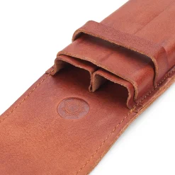 Sonnenleder Stiftetui zweifach Natur Clearance