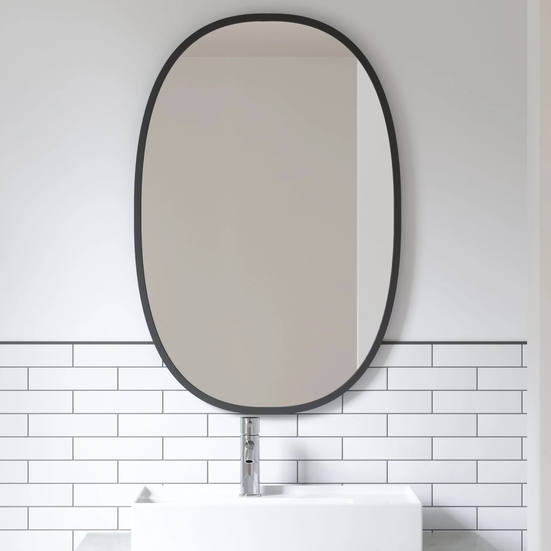 umbra Spiegel Hub, Oval Clearance