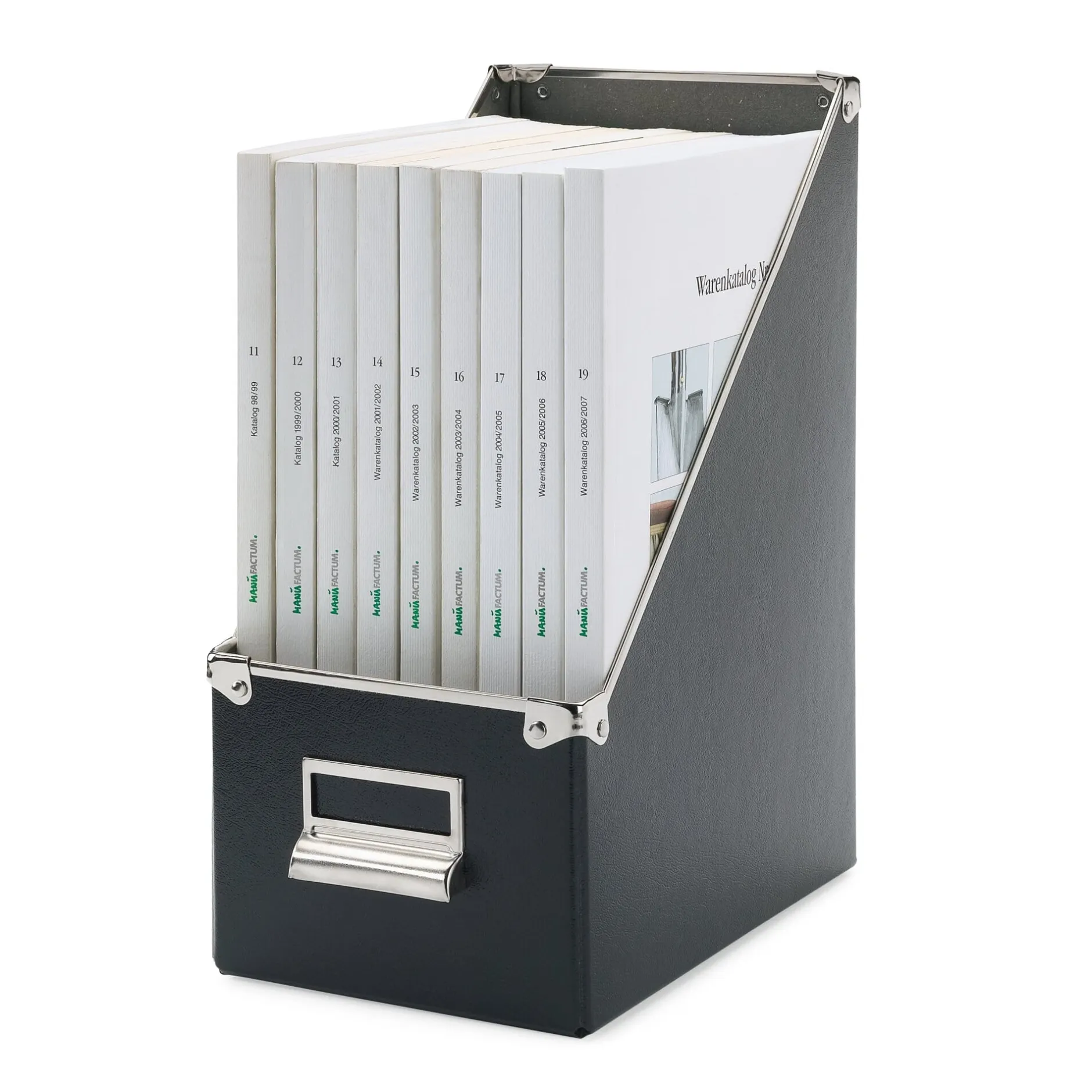 Manufactum Standordner metallverstärkt 15 cm Schwarz Discount