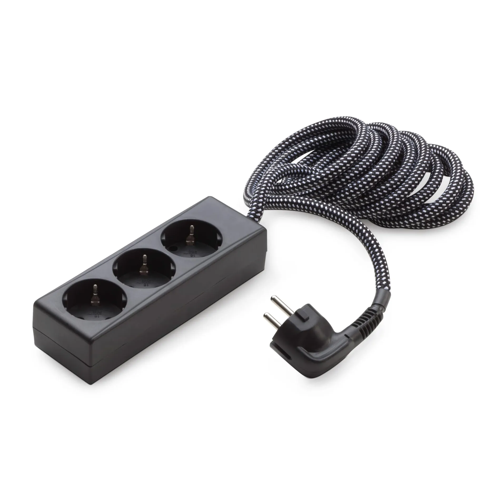Steckdose mit Textilkabel New