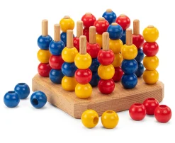 Holz Bi-Ba-Butze Kristian Finken Strategiespiel Vier gewinnt 3 D Hot