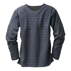 Armor lux Streifen-Shirt Anthrazit Sale