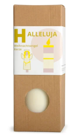 Stumpenkerze Weihnachtsengel Hot